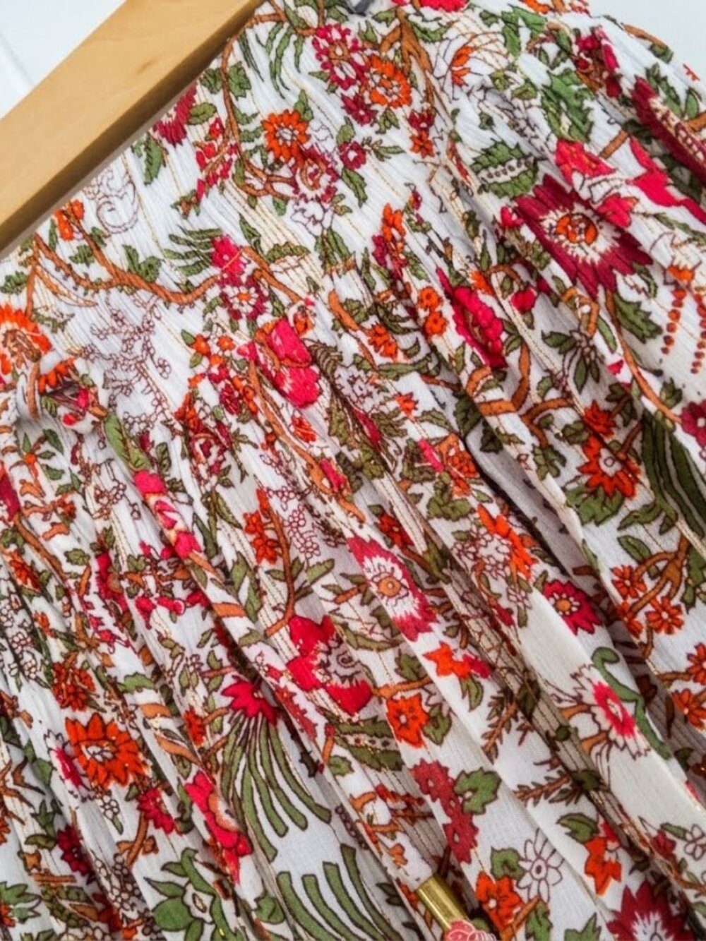 Gorgeous Natural Life Floral Maxi Skirt – Perfect Boho Vibes! 🌸✨ - Picture 3 of 7